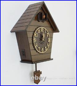 European wood Cuckoo wall clock quartz timekeeping clock Vintage Antique clock