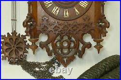 Fine Antique BEHA Black Forest Cuckoo Clock Johann Baptist Beha No. 361
