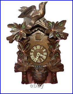 German Black Forest Wood Cuckoo Clock Made In Germany Vintage