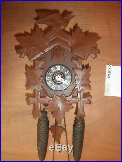 German Black Forest made Cuckoo Co. Linden Wood 8 Day Cuckoo Clock CK2568