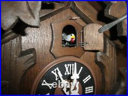 German Black Forest made Cuckoo Co. Linden Wood 8 Day Cuckoo Clock CK2892