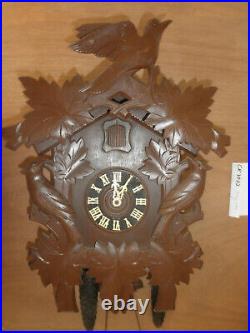 German Black Forest made Cuckoo Co. Linden Wood 8 Day Cuckoo Clock CK3022