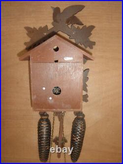 German Black Forest made HECO Linden Wood 8 Day Cuckoo Clock CK3054