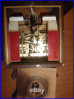 German Black Forest made Herbert Herr Linden Wood 8 Day Cuckoo Clock CK1739