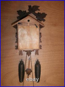 German Black Forest made Schatz Linden Wood 8 Day Cuckoo Clock CK2124
