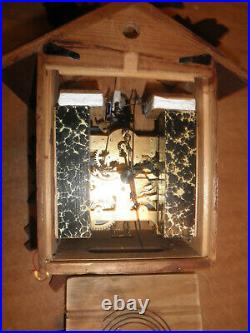 German Black Forest made Schatz Linden Wood 8 Day Cuckoo Clock CK2124