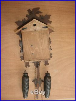 German Black Forest made Schatz Linden Wood 8 Day Cuckoo Clock CK2577