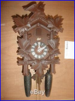 German Black Forest made Schatz Linden Wood 8 Day Cuckoo Clock CK2593B