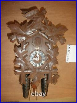 German Black Forest made Schatz Linden Wood 8 Day Cuckoo Clock CK2681