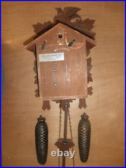 German Black Forest made Schatz Linden Wood 8 Day Cuckoo Clock CK3241