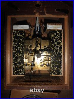 German Black Forest made Schatz Linden Wood 8 Day Cuckoo Clock CK3241