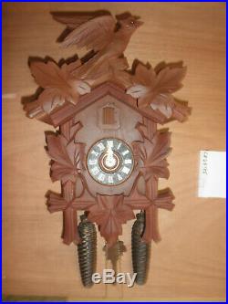 German Black Forest made Schmeckenbecher Linden Wood 8 Day Cuckoo Clock CK2595