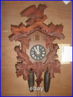German Black Forest made Schmeckenbecher Linden Wood 8 Day Cuckoo Clock CK3031