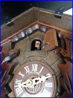 German Black Forest made working Emil Franks Cuckoo Clock