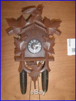 German Black Forest made working Herr Linden Wood 8 Day Cuckoo Clock CK2081