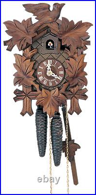 German Cuckoo Clock 1-day-movement Carved-Style 23cm by Anton Schneider