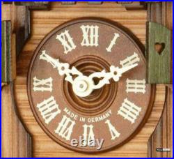 German Cuckoo Clock 8-day-movement Chalet-Style 13 inch Authentic black forest