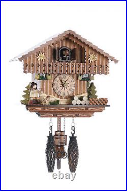 German Cuckoo Clock Quartz-movement Chalet-Style 22cm by Cuckoo-Palace