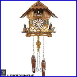 German Cuckoo Clock Quartz-movement Chalet-Style 26cm by Cuckoo-Palace