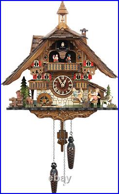 German Cuckoo Clock Quartz-movement Chalet-Style 42cm by Cuckoo-Palace