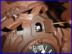 German made Schmeckenbecher. Linden Wood Hunter 8 Day Cuckoo Clock CK3120