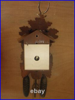 German made Schmeckenbecher. Linden Wood Hunter 8 Day Cuckoo Clock CK3262