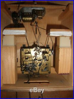 German made Vintage Musical Woodchopper 1 Day Cuckoo Clock CK2319