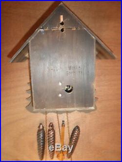 German made Vintage Musical Woodchopper 1 Day Cuckoo Clock CK2353A