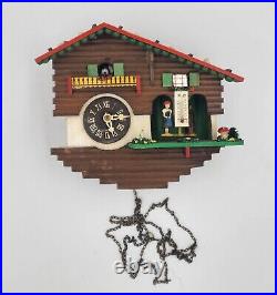 Helmut Kammerer Black Forest German Cuckoo Clock Weather House Vintage MCM 1950