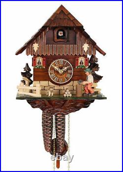 HerrZeit by Adolf Herr Cuckoo Clock The Busy Wood Chopper AH 216/1 NEW