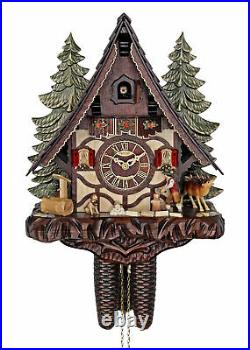 HerrZeit by Adolf Herr Cuckoo Clock The Busy Wood Chopper AH 365/1 8T NEW