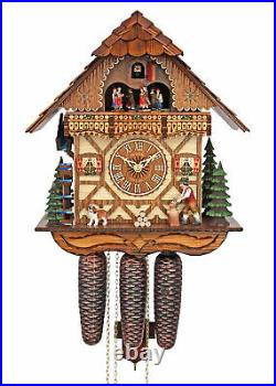 HerrZeit by Adolf Herr Cuckoo Clock The Busy Wood Chopper AH 436/1 8TMT NEW