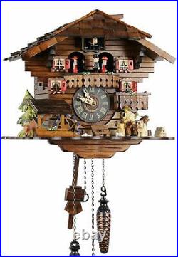 Holzhacker 30cm- Cuckoo Clock Cuckoo Clock Real Wood New Battery