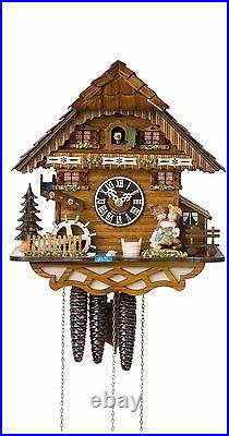 Hones 6278 One Day Musical Kissing Lovers German Hand Carved Cuckoo Clock