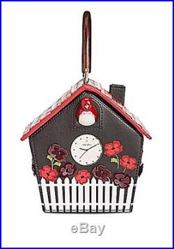 KATE SPADE Ooh La La Cuckoo Clock Clutch Handbag PXRU8131 SOLD OUT