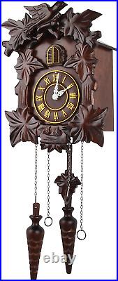 Kendal Handcrafted Wood Cuckoo Clock MX313 11.50x9.13x5.75