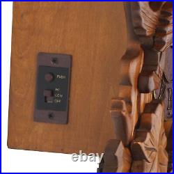 Kendal Large Handcrafted Wood Cuckoo Clock MX015-2 MX015-2, Brown