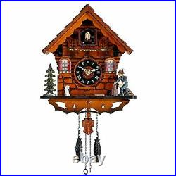 Kintrot Cuckoo Clock Traditional Black Forest Clock Antique Wooden Pendulum Quar