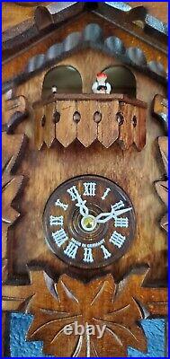 Kuckulino Black Forest Clock with quartz movement and cuckoo ch. TU 2018 PQ NEW
