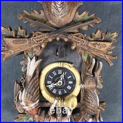 LARGE 1970's Hunters 8 day Cuckoo Clock West Germany