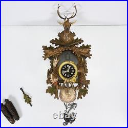 LARGE 1970's Hunters 8 day Cuckoo Clock West Germany