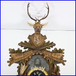 LARGE 1970's Hunters 8 day Cuckoo Clock West Germany