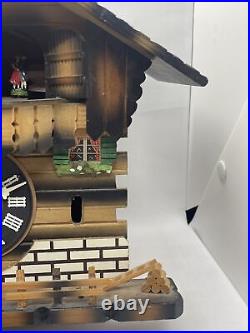 Lador Switzerland Holzhackermarsch 3 Chain Cuckoo Clock Vintage Check Photos