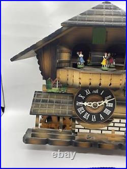 Lador Switzerland Holzhackermarsch 3 Chain Cuckoo Clock Vintage Check Photos