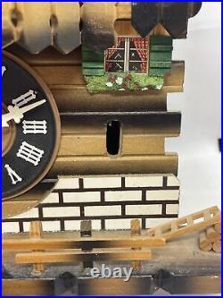 Lador Switzerland Holzhackermarsch 3 Chain Cuckoo Clock Vintage Check Photos