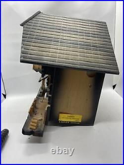 Lador Switzerland Holzhackermarsch 3 Chain Cuckoo Clock Vintage Check Photos