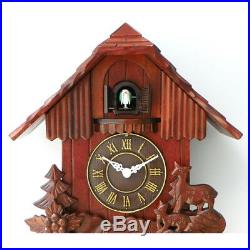 Large Vintage Bird Clock Hardware Wood Cuckoo Wall Clock Home Decor Decoration