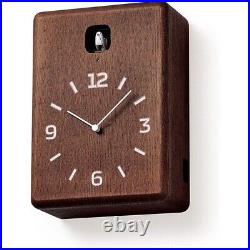 Lemnos CUCU Cuckoo Clock Desk Wall Wood Brown LC10-16 DBW with Light Sensor Gift