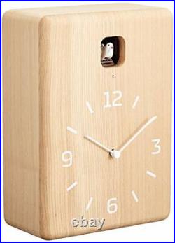 Lemnos CUCU Cuckoo Clock Natural LC10-16 NT Wall Clock NEW from Japan
