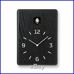 Lemnos CUCU Cuckoo Clock Wall Clock Black LC10-16 BK 3987 F/S withTracking# Japan